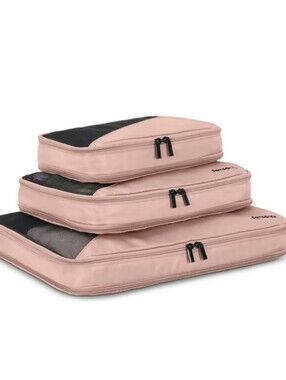 Samsonite 3-Piece Packing Cubes- Dusty Rose